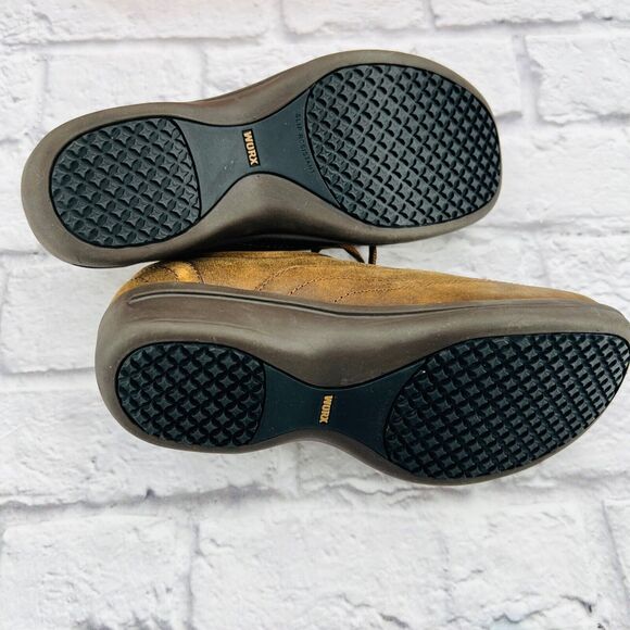 Worx by Red Wing Oxford Work Shoe 6.5M Brown Leather Steel Toe Electrical Hazard - Picture 6 of 8